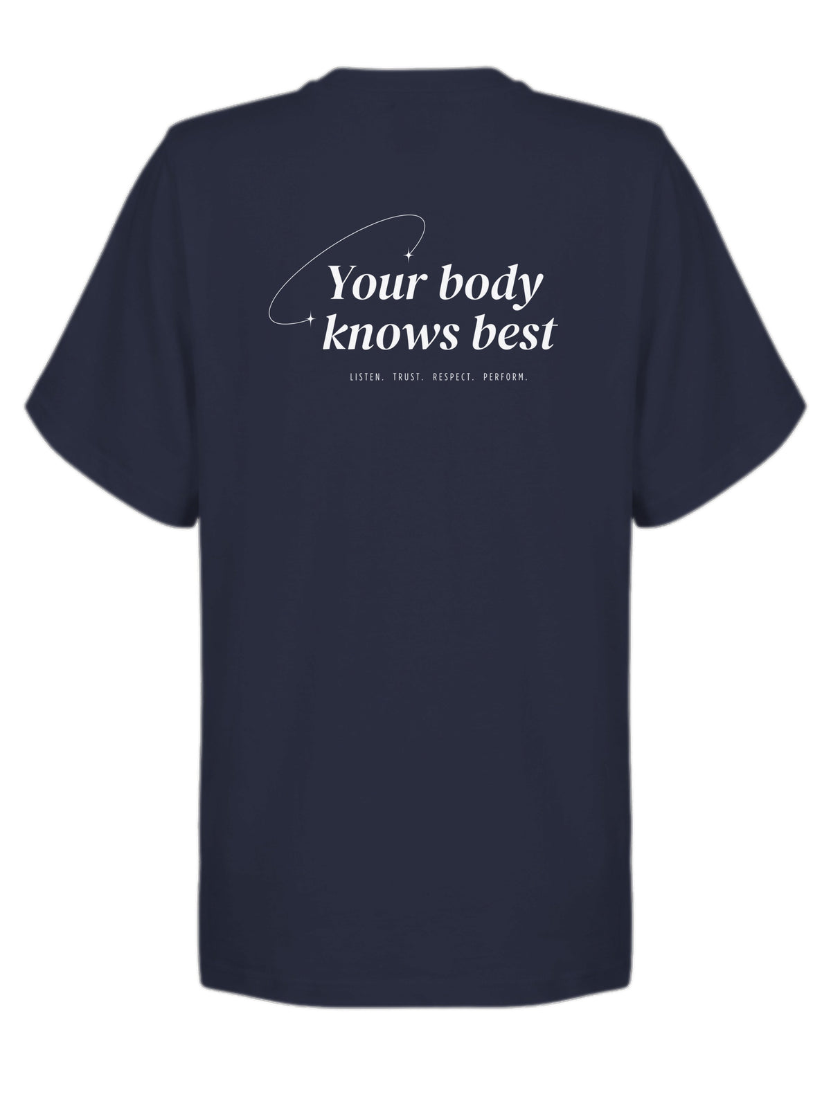 Damen T-Shirt „Your body knows best“