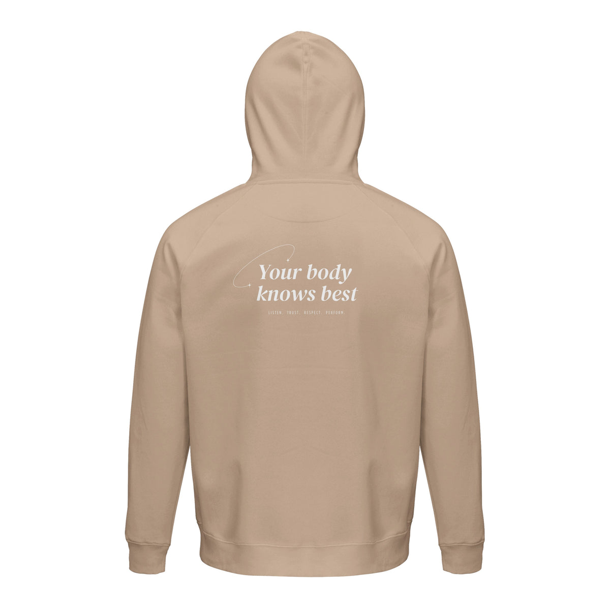 Unisex Hoodie „Your body knows best“