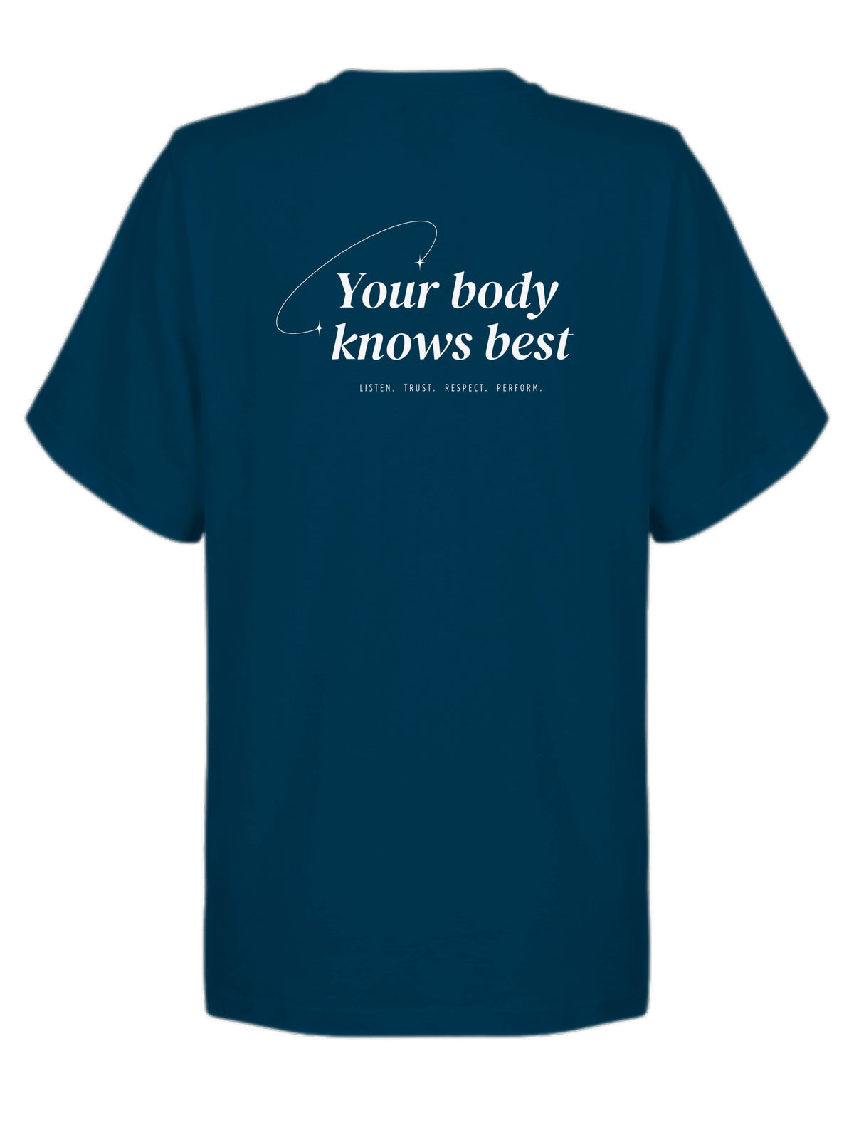 Damen T-Shirt „Your body knows best“