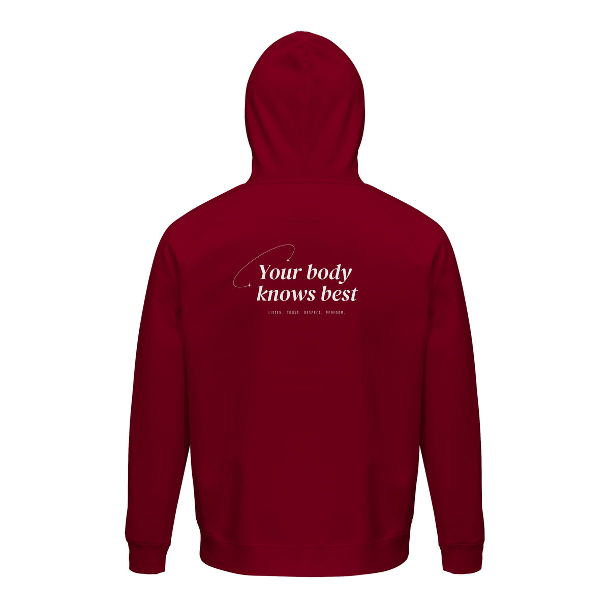 Unisex Hoodie „Your body knows best“