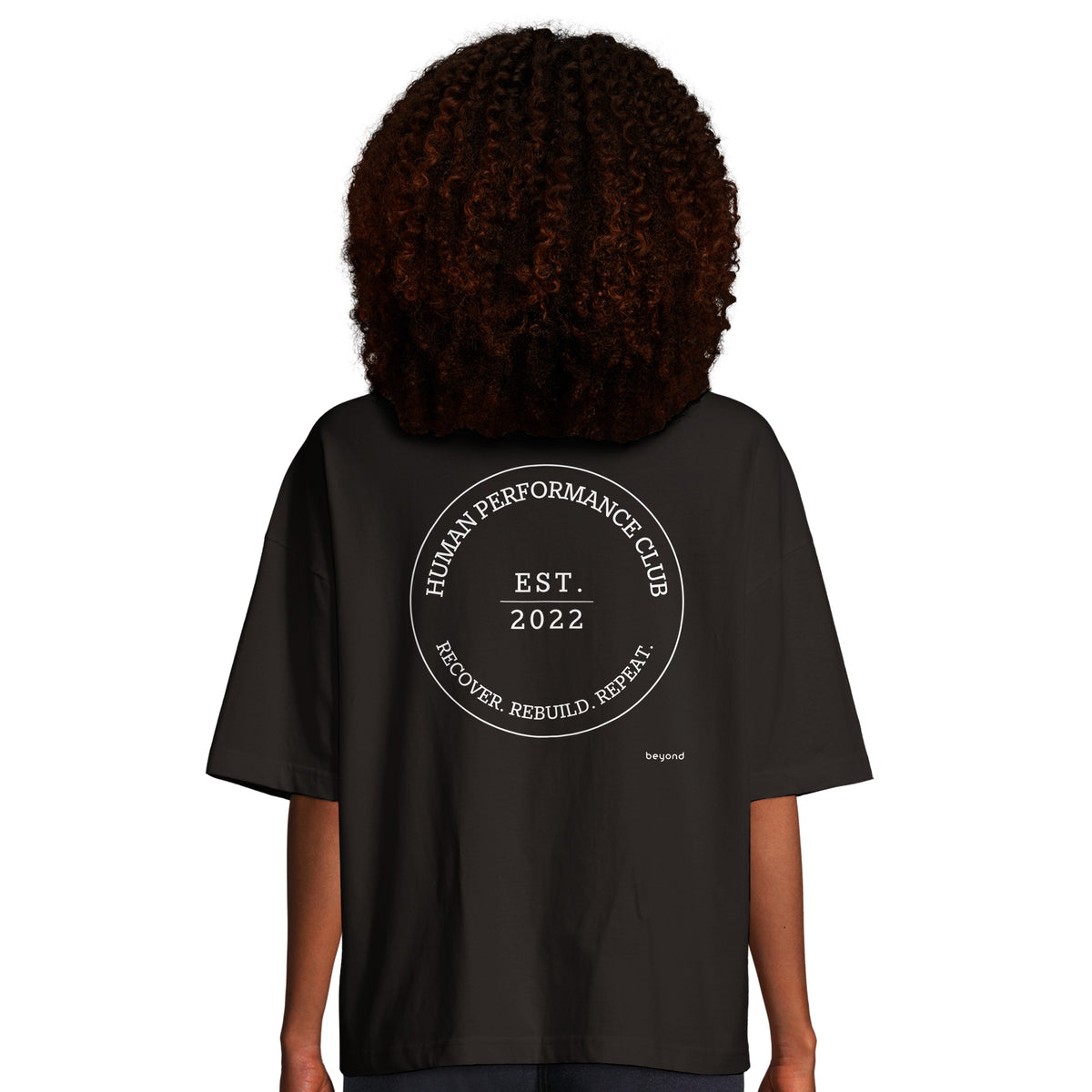 Damen Oversize T-Shirt „Human Performance Club“