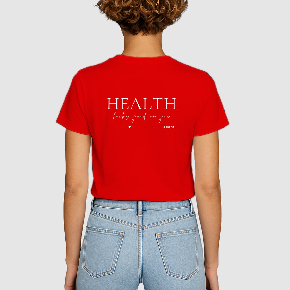 Damen T-Shirt „Health looks good on you“