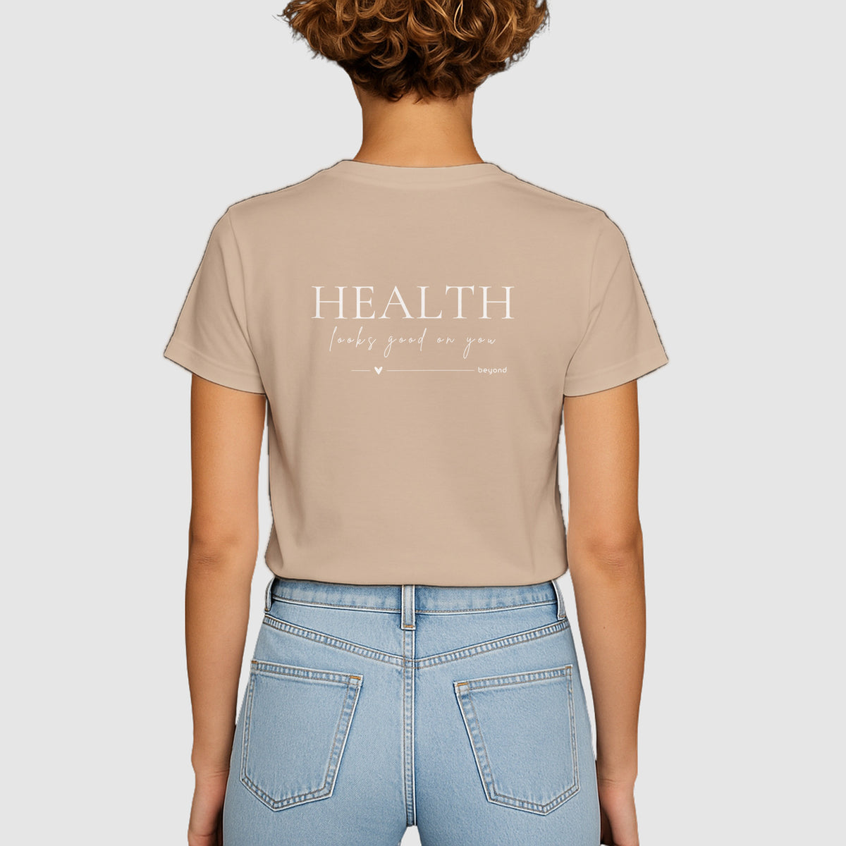 Damen T-Shirt „Health looks good on you“