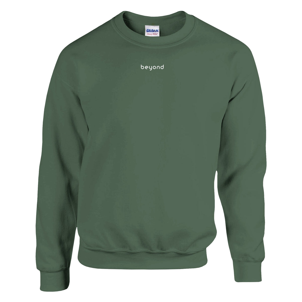 Unisex Sweater „Human Performance Club“ von beyond in Olivgrün