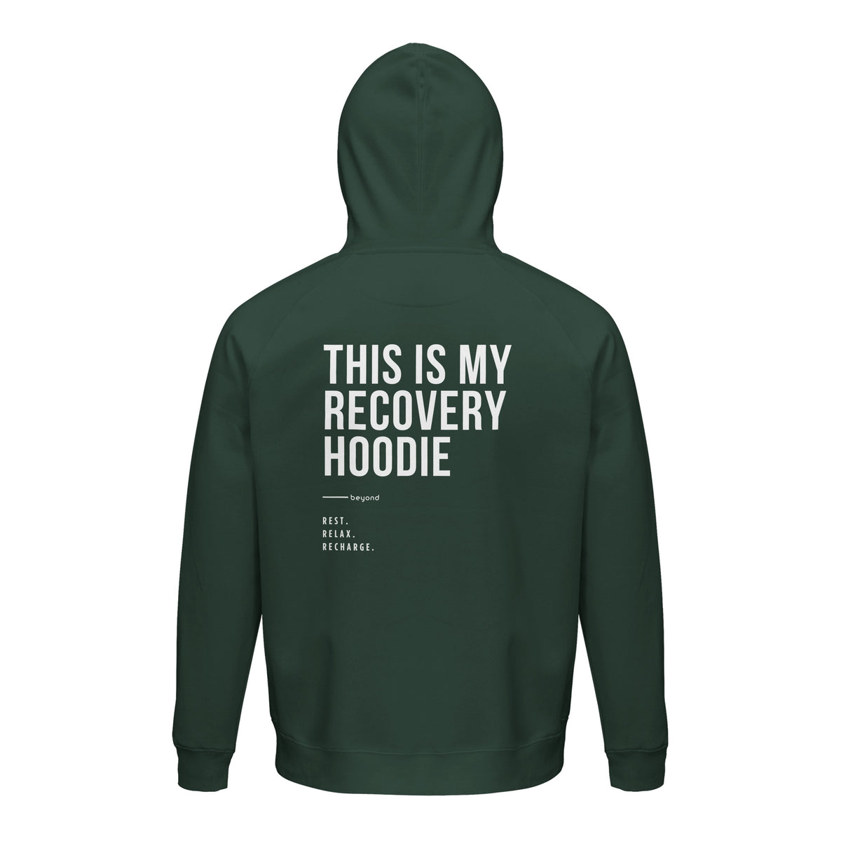 Felpa con cappuccio unisex „This is my recovery hoodie"
