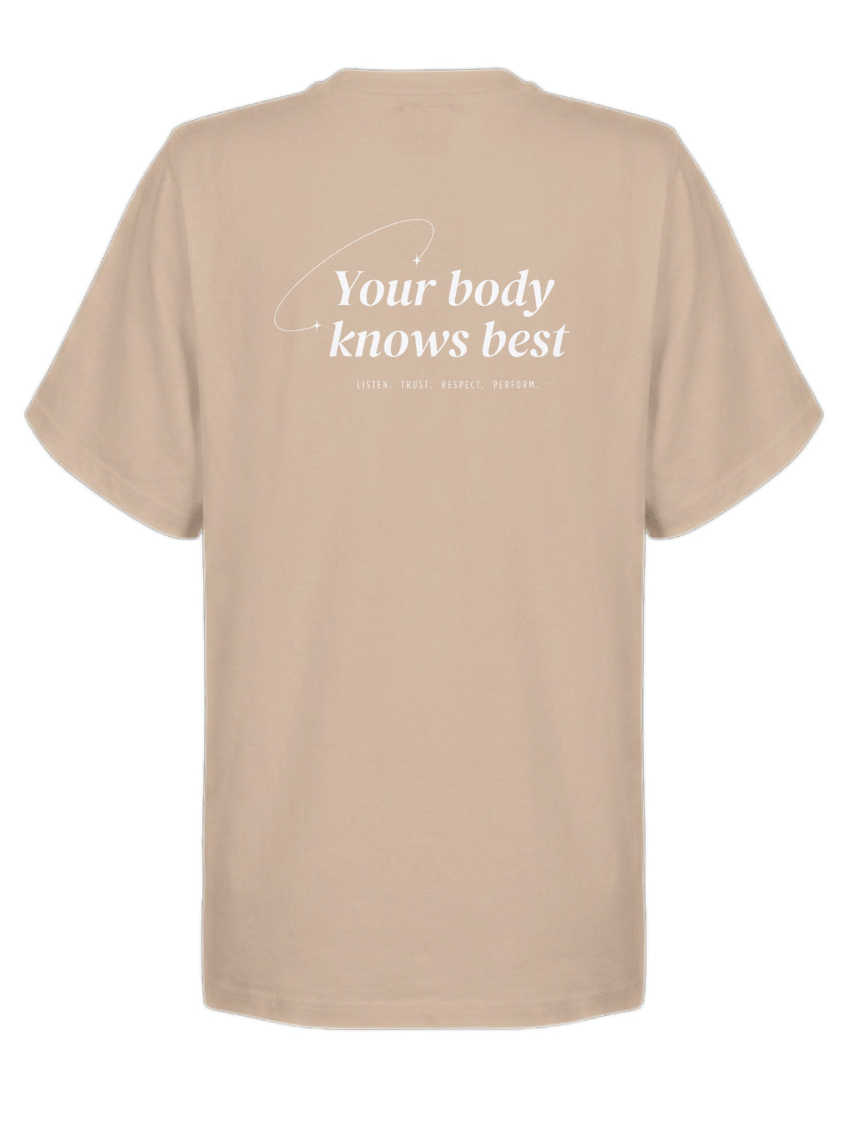 Damen T-Shirt „Your body knows best“