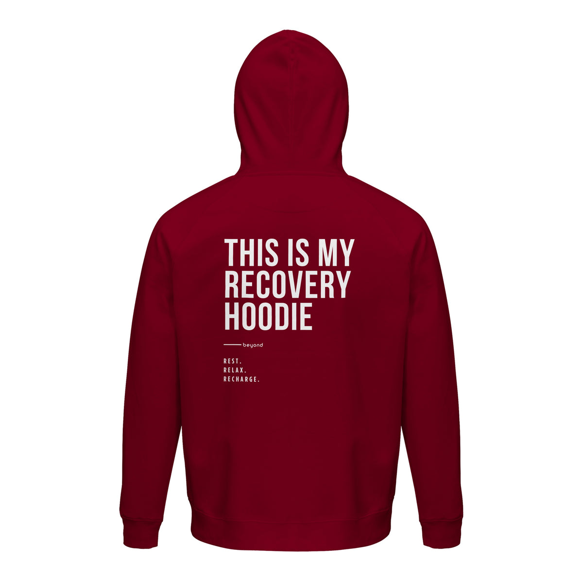 Felpa con cappuccio unisex „This is my recovery hoodie"