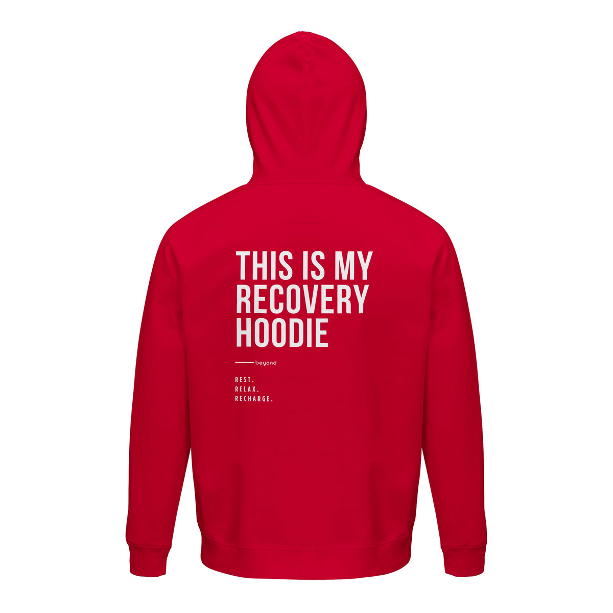 Felpa con cappuccio unisex „This is my recovery hoodie"