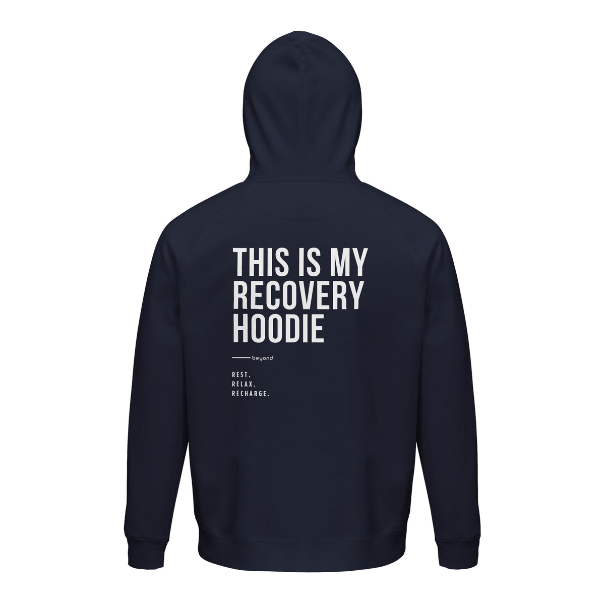 Felpa con cappuccio unisex „This is my recovery hoodie"