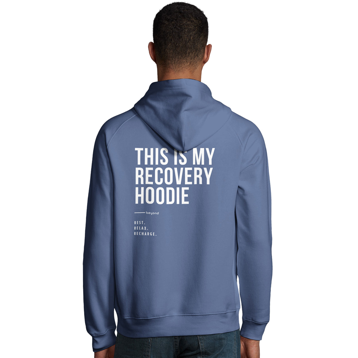 Felpa con cappuccio unisex „This is my recovery hoodie"