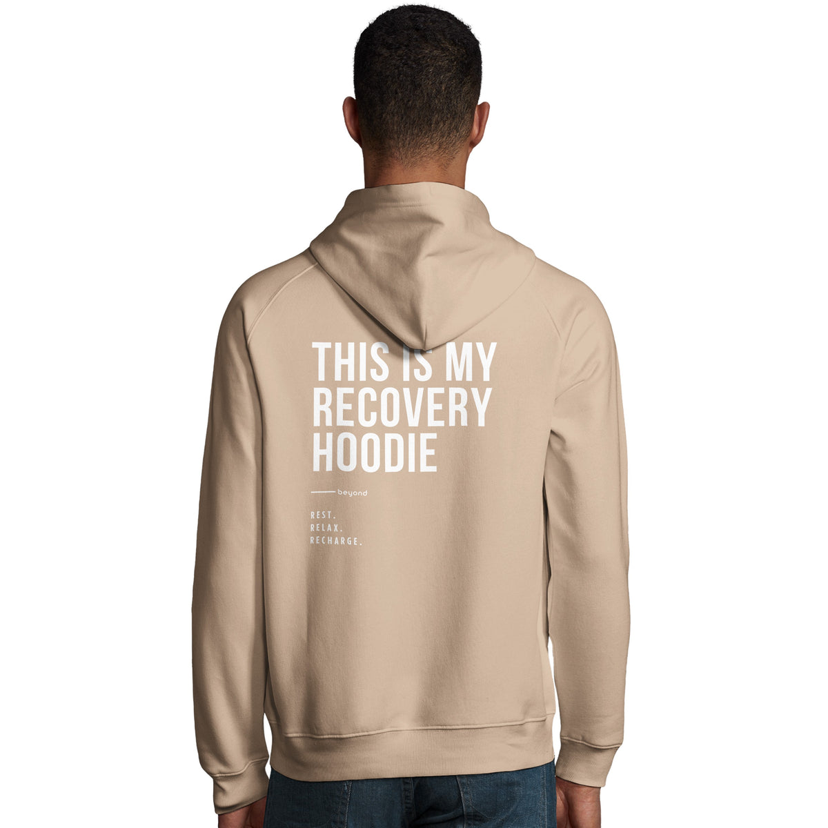 Felpa con cappuccio unisex „This is my recovery hoodie"