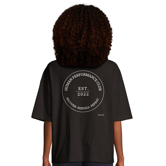 Damen Oversize T-Shirt „Human Performance Club“