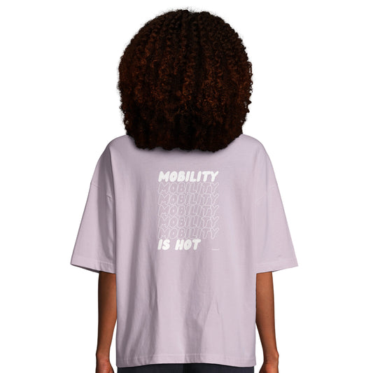 Damen Oversize T-Shirt „Mobility is hot“